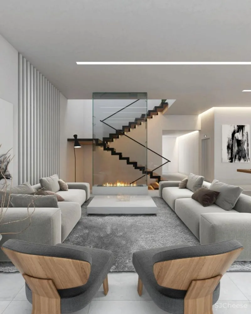 600㎡极简别墅,漂亮!