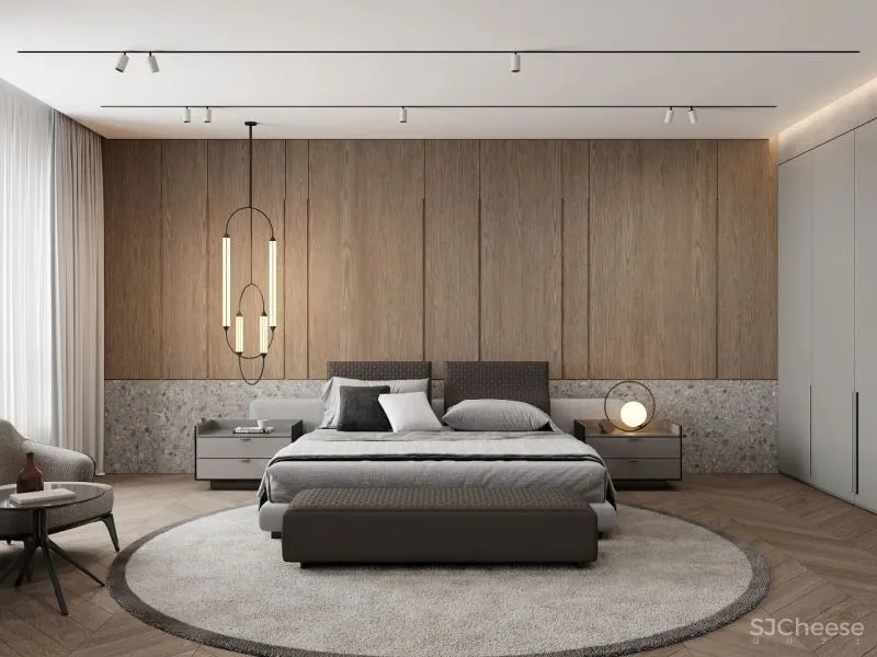 190㎡带露台的三居室，宁静简练！