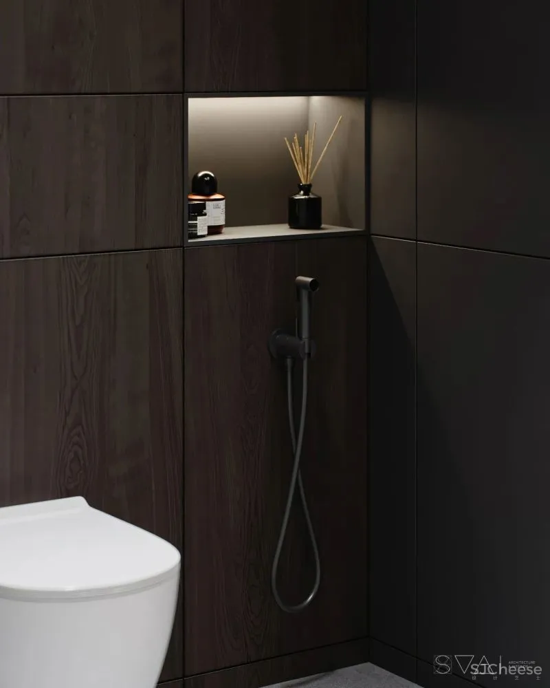 90㎡黑色沉稳，豪宅范儿十足