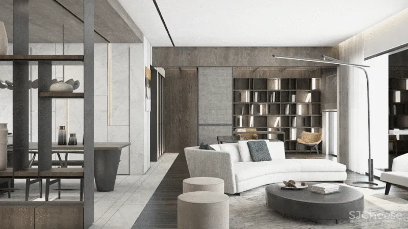 近境制作.唐忠汉丨重庆「麓悦江城」样板房