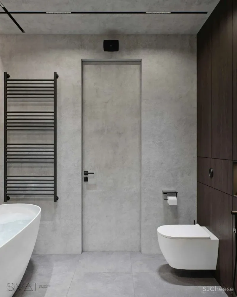 90㎡黑色沉稳，豪宅范儿十足