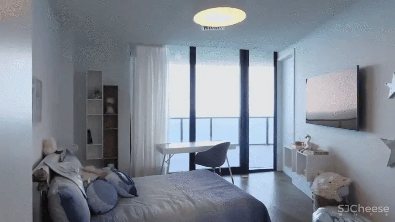 保时捷1000多平海景房，一家三口住，太奢侈了！