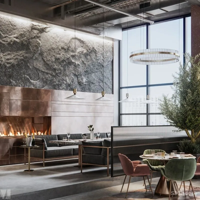 素雅现代的海滨别墅,通透