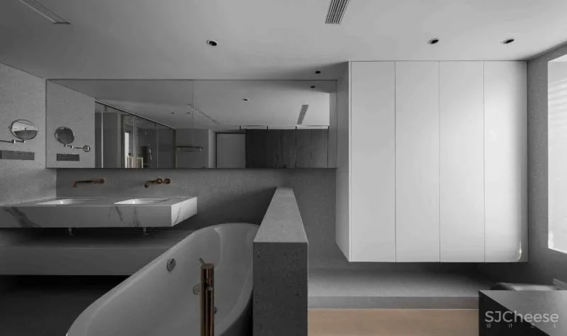 两户改一户,构造简致生活大平层︱辰佑设计