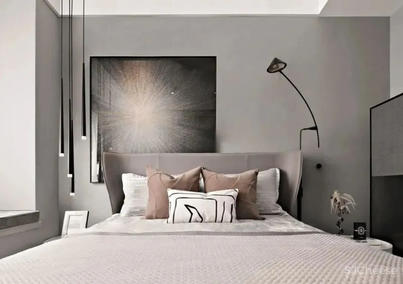 浅色灰调 木饰面,打造152㎡都市未来感家宅 库玛设计