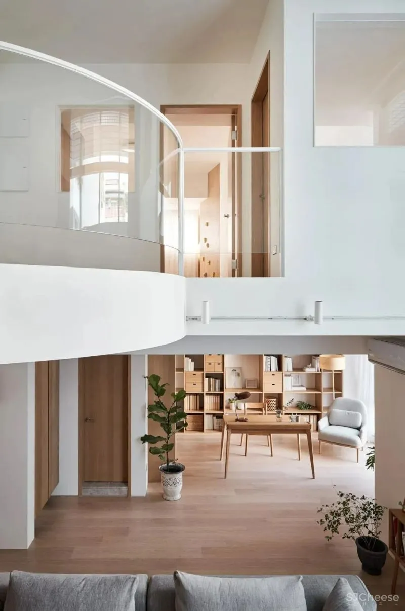 165㎡原木复式,温暖质感