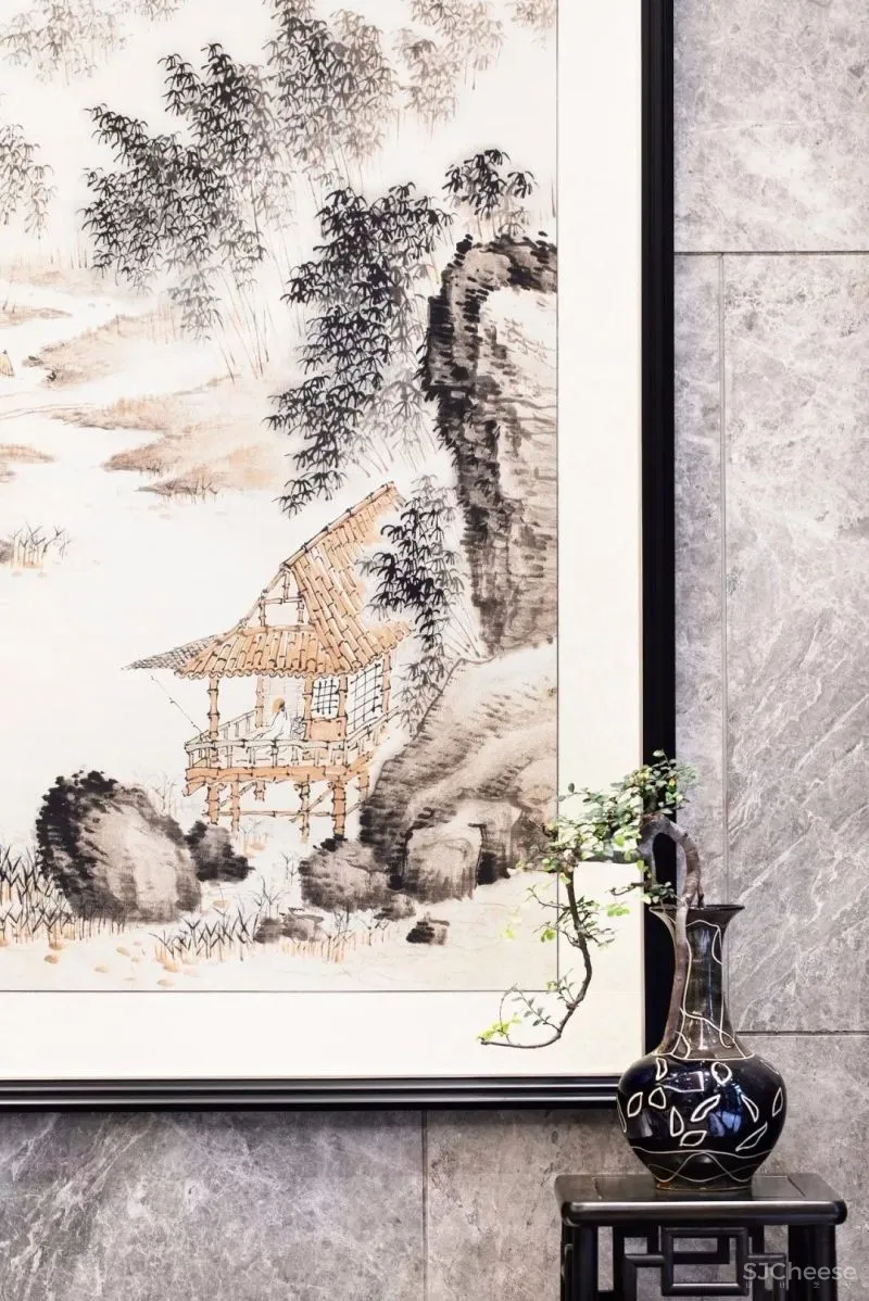 新中式玄关设计，方寸之间自成天地！