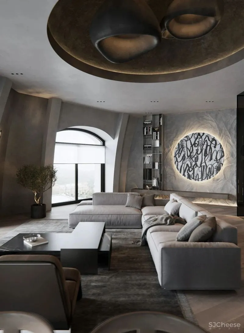 Ira Kulyk 180㎡高级灰别墅,撩人的气质