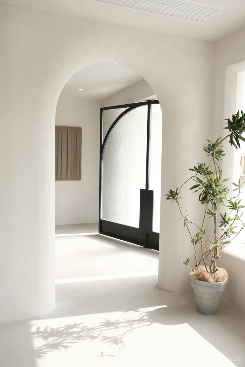 也间设计 × 摄影空间:空间中的白月光