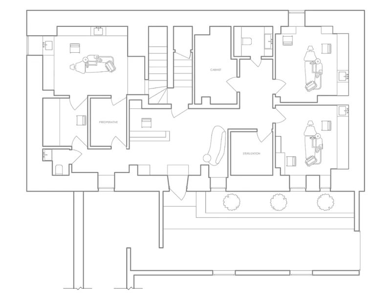 165㎡牙科诊所,极简温馨!