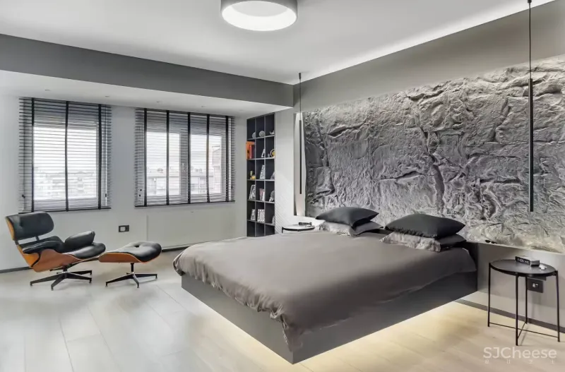 这是一个大胆的设计,因为热爱大自然,就将岩石直接搬回家?!