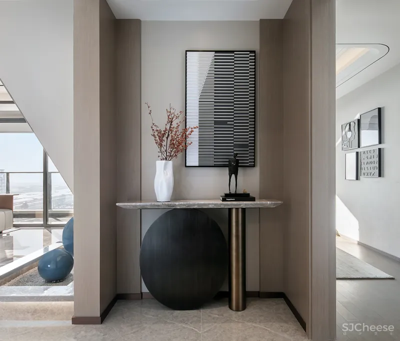 王五平:280㎡凌江跃墅,顶层艺术!