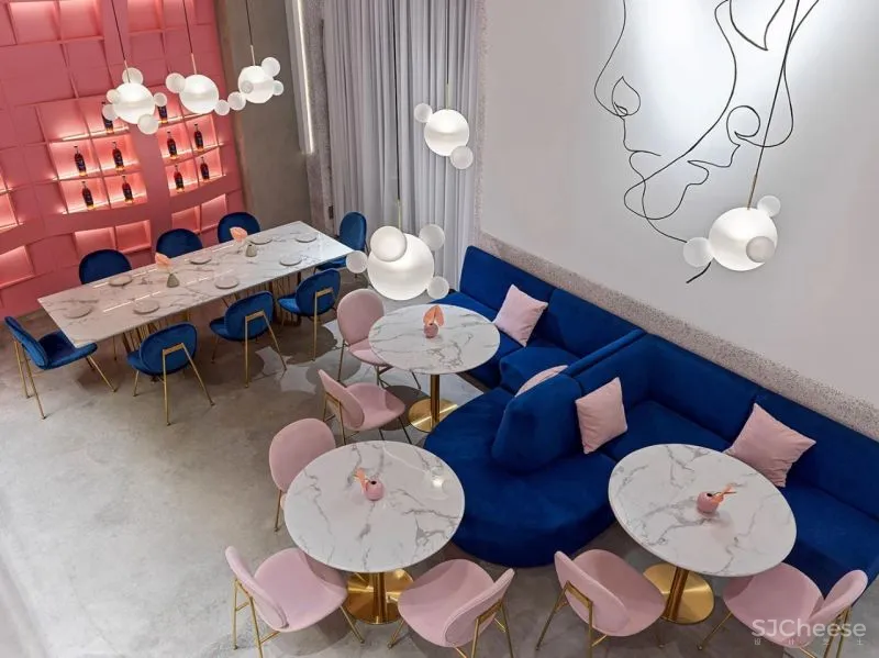 Lenz Architects 159㎡ 粉色餐厅设计