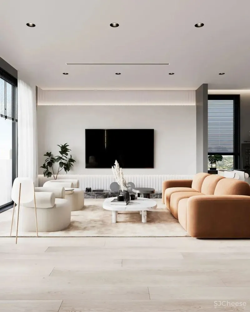 170㎡三口之家，越简单，越精致！