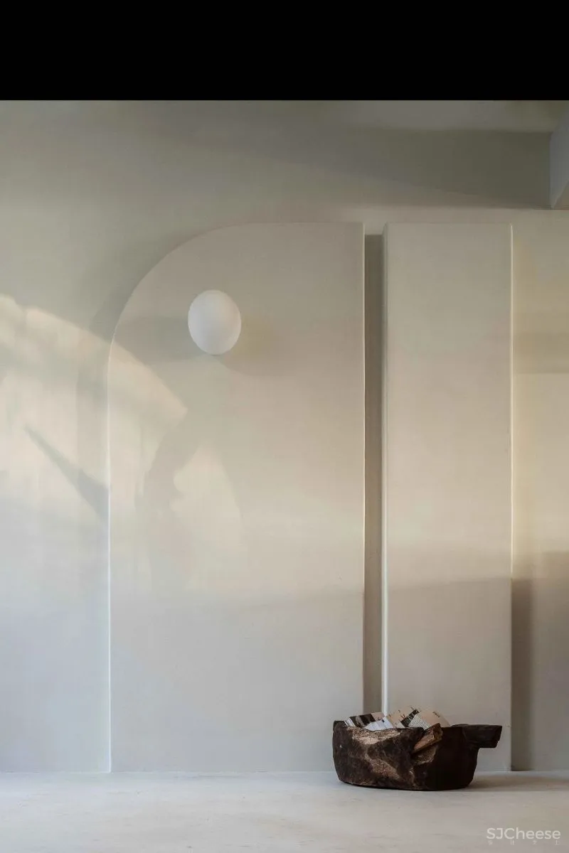 400㎡极简白咖啡馆,重塑建筑几何之美 一野设计