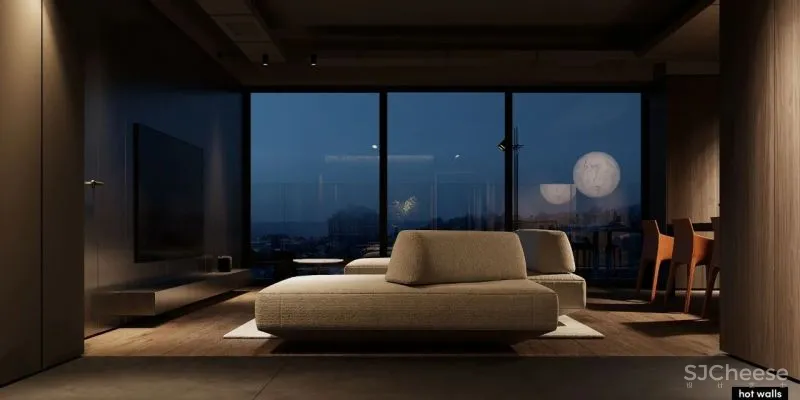 155㎡俄罗斯极简设计,沉静的艺术!