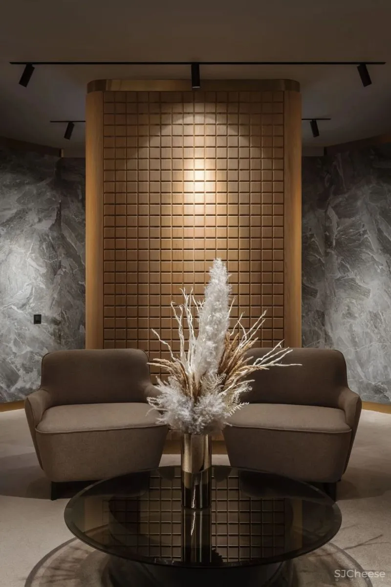 156㎡深棕极简美学,轻奢的气质体现