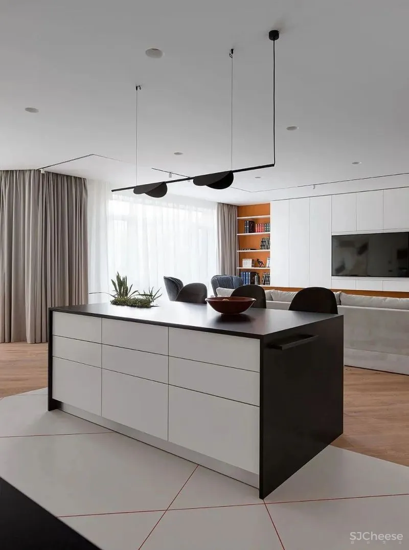 现代风二居室,墙面这样做储物好看又实用