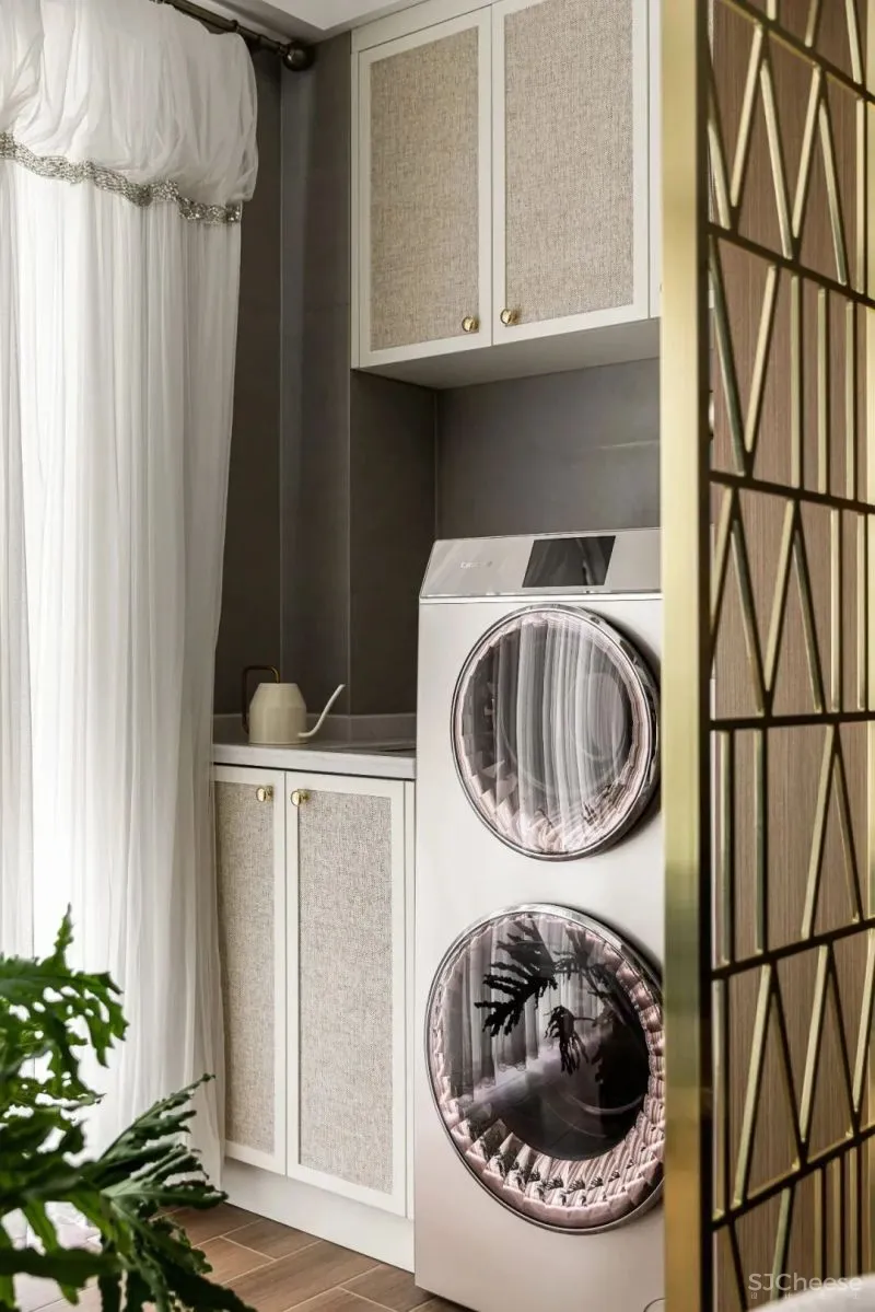 90㎡复古混搭浪漫精致室内设计