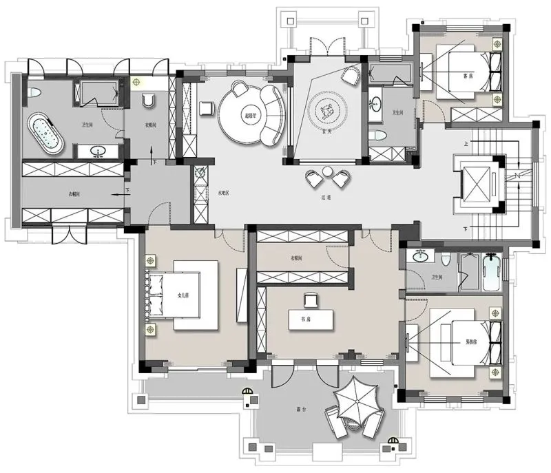DASHING 大舍空间设计 苏州 1000㎡ 独栋别墅，以静观来审视日常！