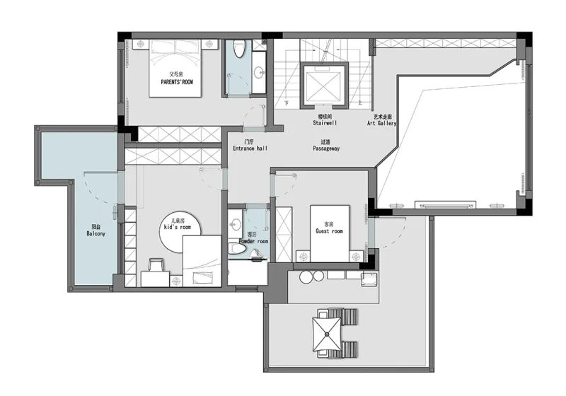 余颢凌：650㎡私人别墅，空间之境，与自然为邻！