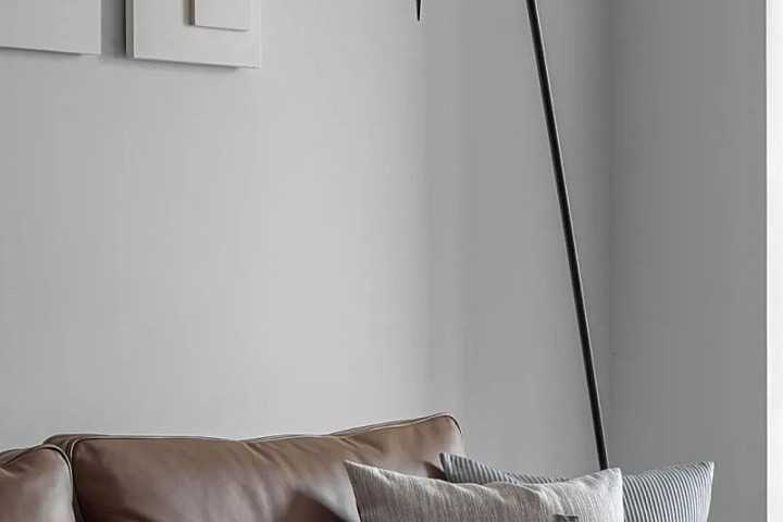 皇家蓝与爱马仕橙，极简空间的时尚活力感 宏福樘设计