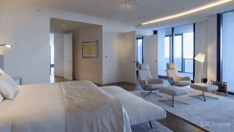 保时捷1000多平海景房，一家三口住，太奢侈了！