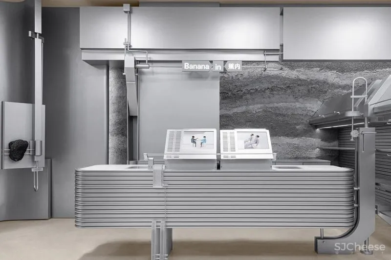 Some Thoughts 李京泽 蕉内深圳概念店,探索机械美学装置的趣味性