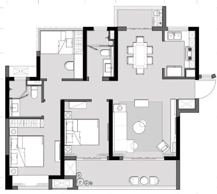 易和设计 别样漫生活 —— 港龙·紫誉华庭 （售楼处 样板间2套）