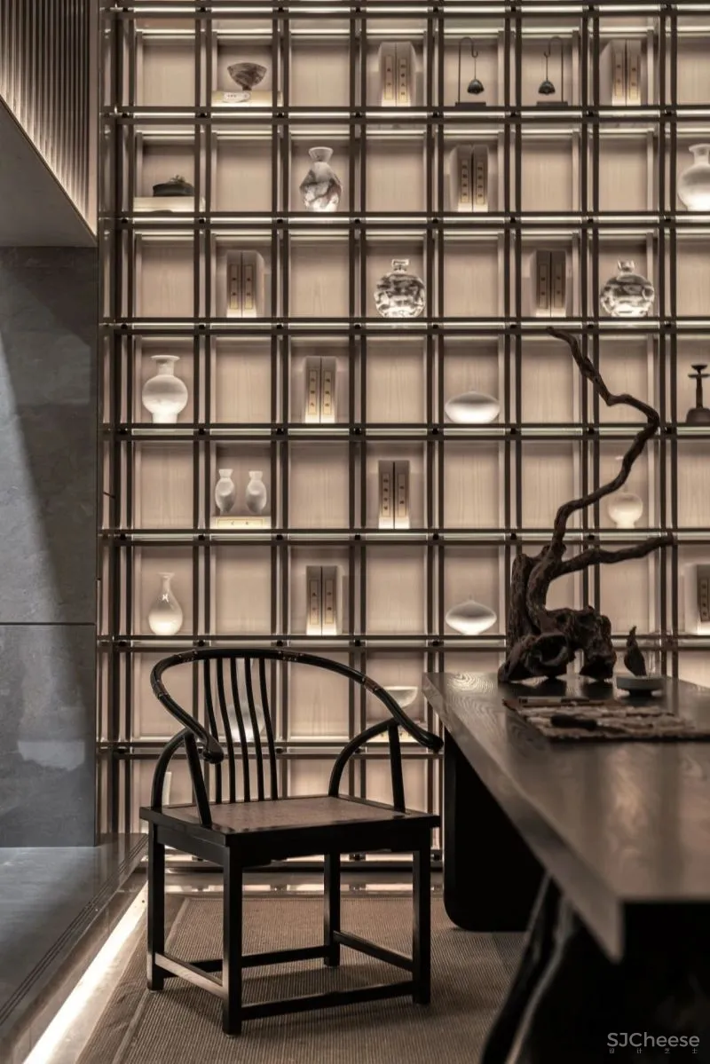 【壹新设计新作】376㎡现代中式别墅样板间——禅语•共鸣！