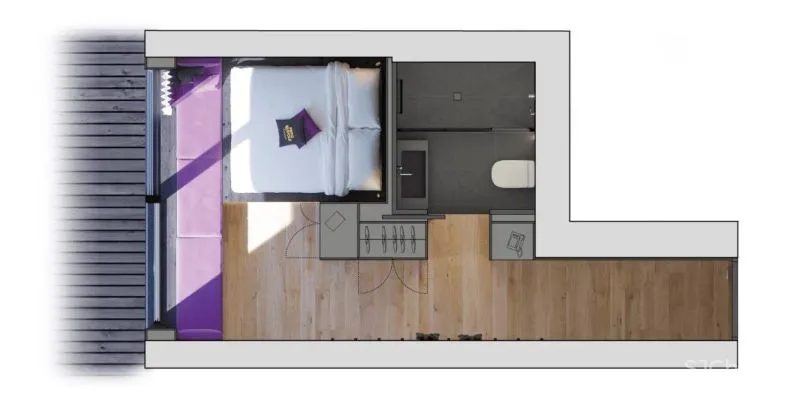 在乡下建一栋精品酒店,屋顶和农田皆有乐趣,一晚还不到千元