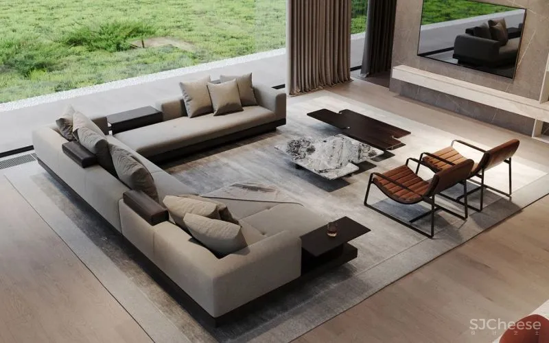 360㎡简约风豪宅,成功人士的气质!