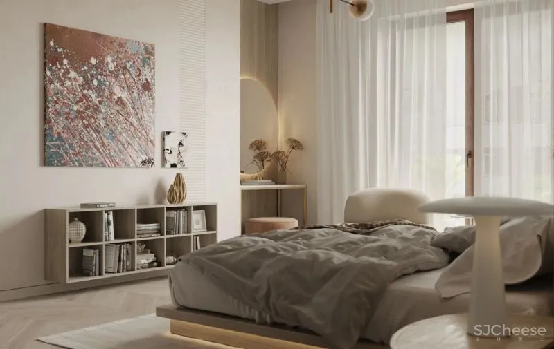 粉色 亚麻色,藏在公寓里的温润细腻!