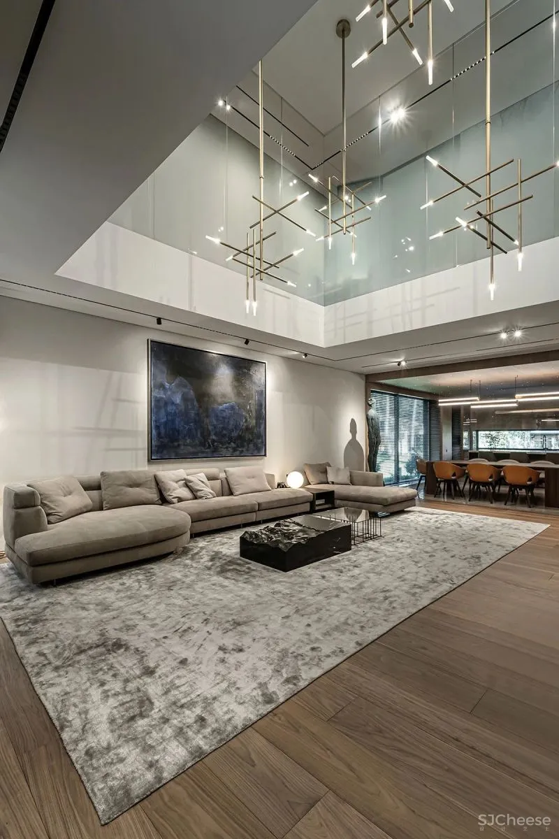 450㎡轻奢大宅,这才是别墅的正确打开方式!