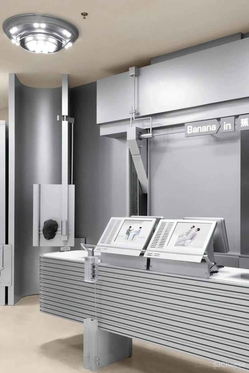 Some Thoughts 李京泽 蕉内深圳概念店,探索机械美学装置的趣味性