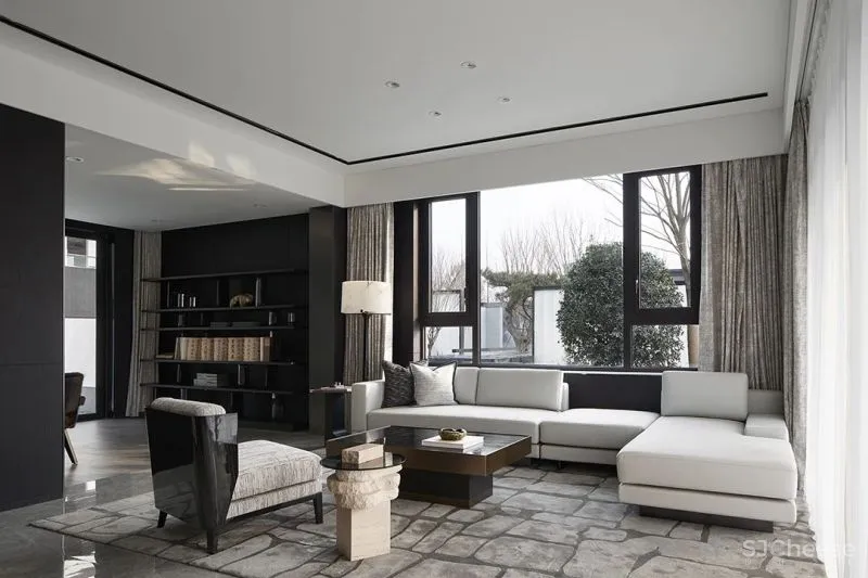 ONE CU壹方设计 成都卓越·晴翠 350㎡气质大宅,麓湖之畔,向心而居