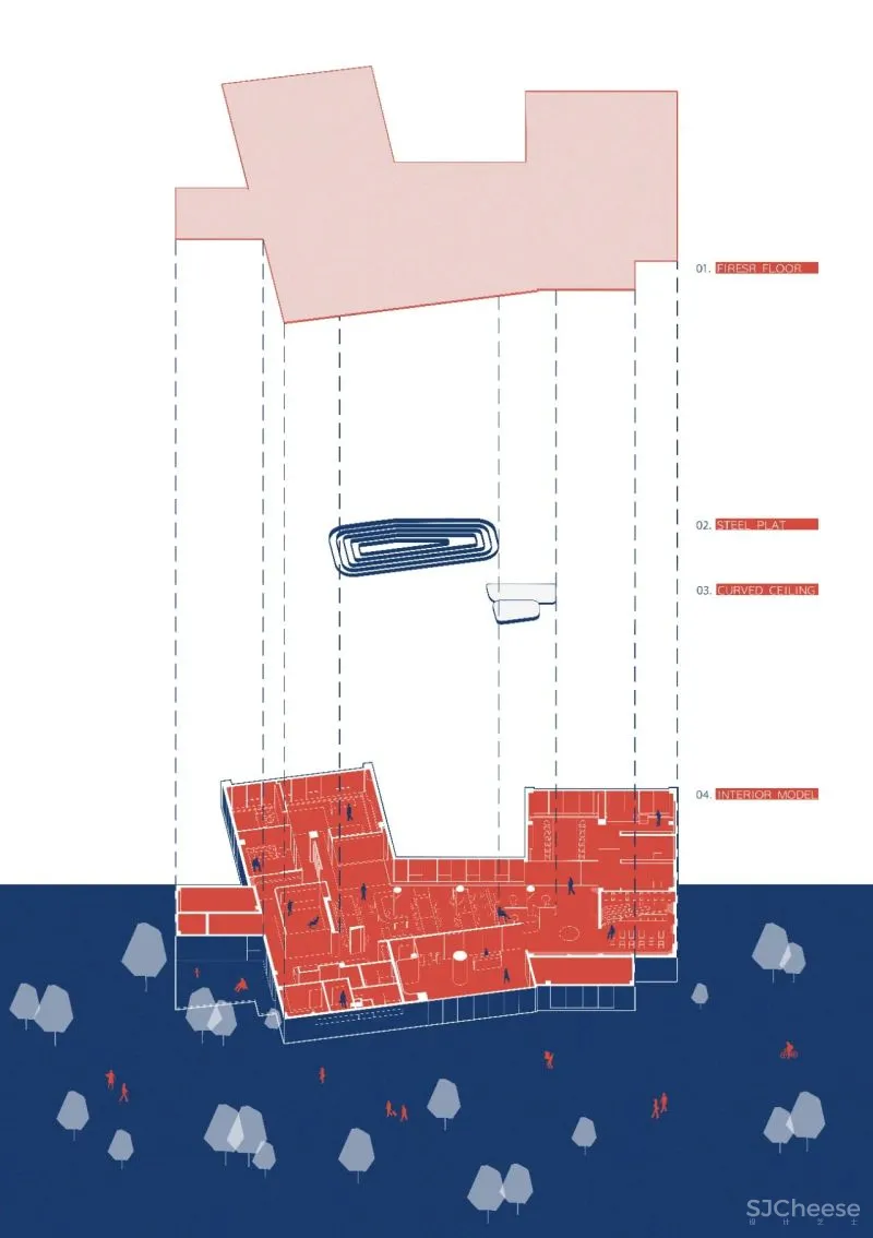 知白设计 × 智见未来办公空间:趣味分割