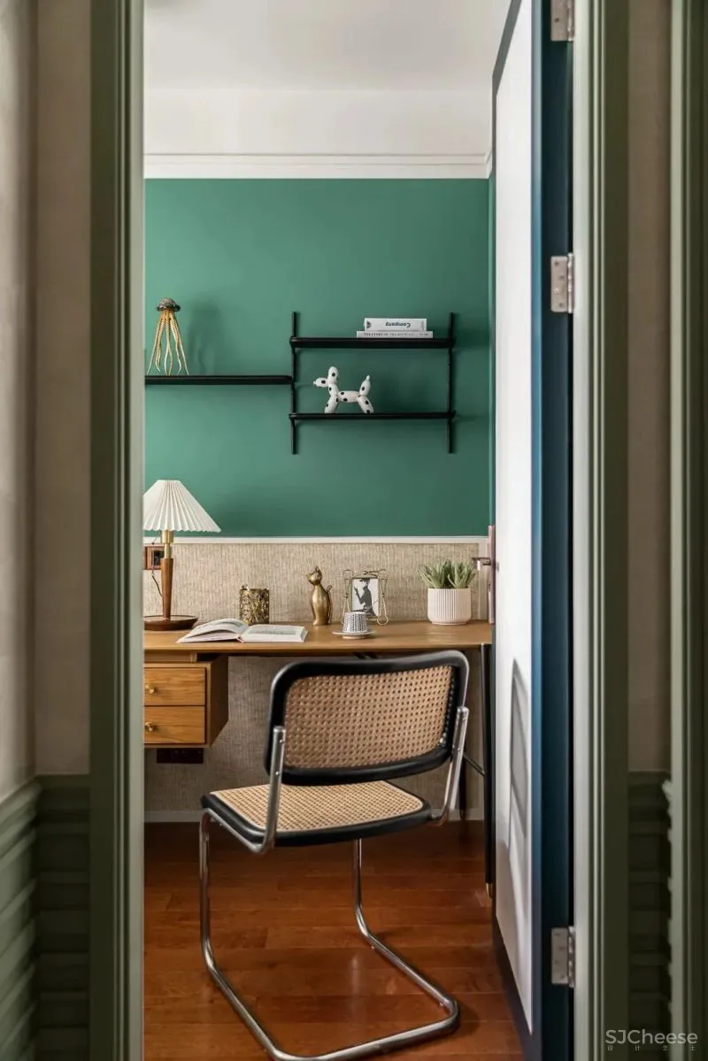 90㎡复古混搭浪漫精致室内设计