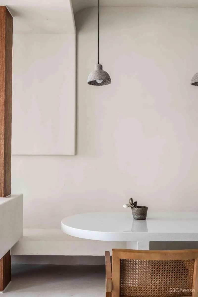 400㎡极简白咖啡馆,重塑建筑几何之美 一野设计