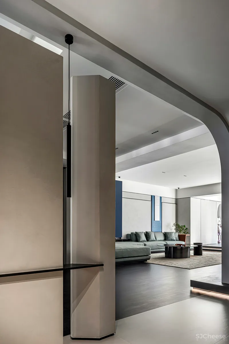 206㎡简约大平层,打破常规、简单纯粹!