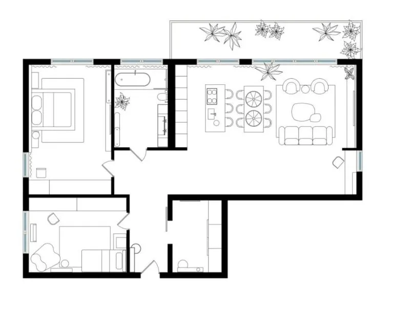170㎡三口之家，越简单，越精致！