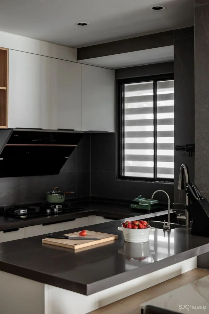 皇家蓝与爱马仕橙,极简空间的时尚活力感 宏福樘设计