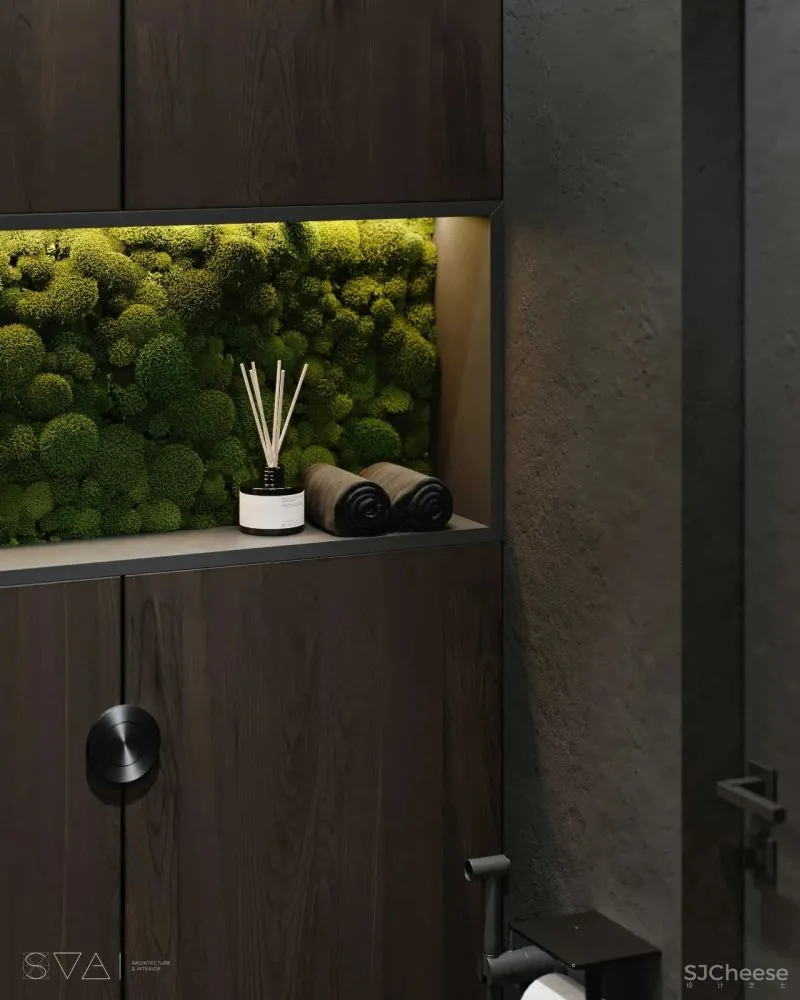 90㎡黑色沉稳，豪宅范儿十足