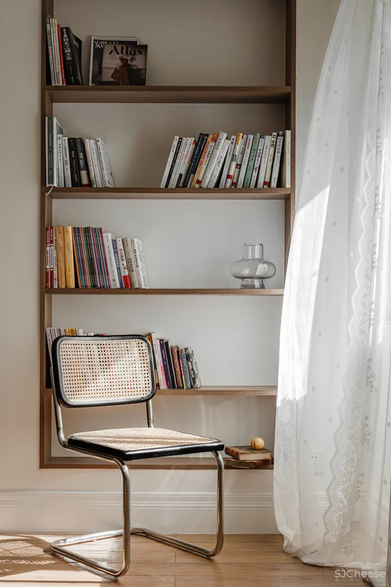 研究生小姐姐的91㎡一人居,两室改一室,换来通透客餐厅!奶油色太温柔!