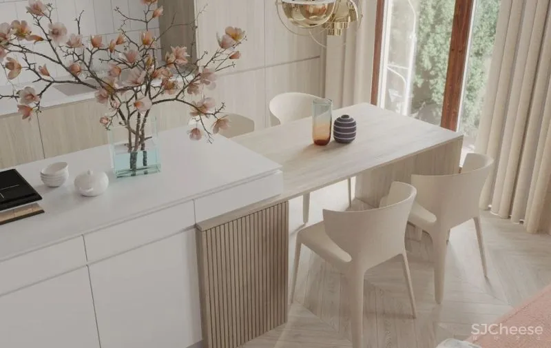 粉色 亚麻色,藏在公寓里的温润细腻!