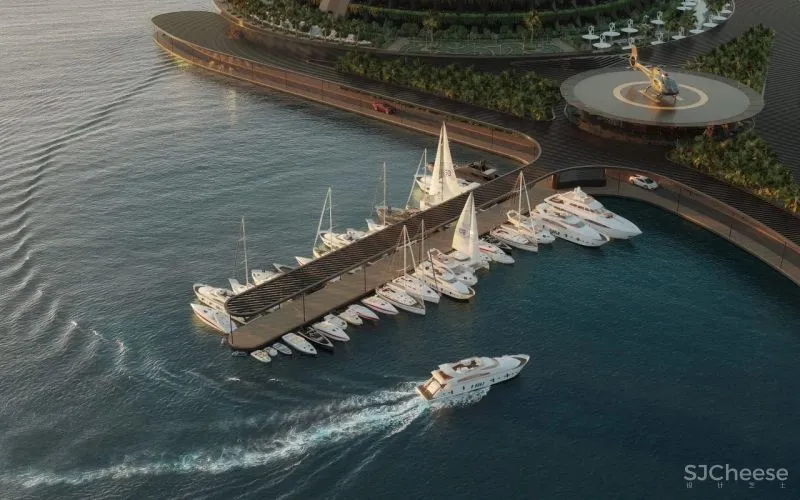 能在海上转动的五星级酒店,这概念设计超乎想象!