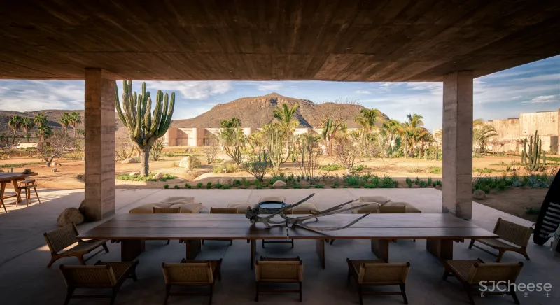 混凝土打造的侘寂野奢民宿,越「简陋」越高级