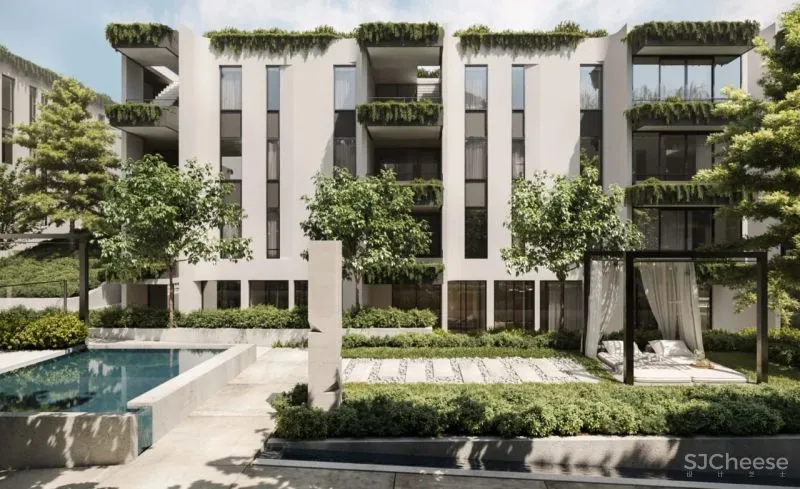 极简豪宅,存于现实的“空中花园”,真的仙境!