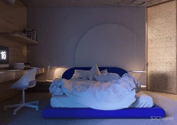 蓝灰色轻工业风，鲜活又沉稳！