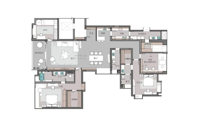 鸿艺源设计: 家的全世界,不期而遇的精致美好!